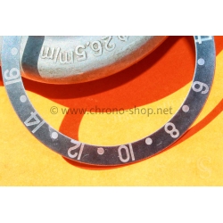 Rolex GMT Master All Black watch Faded Insert aged Grey color S/S 16700, 16710, 16760 Bezel 24H Insert Part