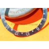 Rolex GMT Master All Black watch Faded Insert aged Grey color S/S 16700, 16710, 16760 Bezel 24H Insert Part