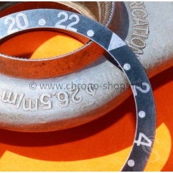 Rolex GMT Master All Black watch Faded Insert aged Grey color S/S 16700, 16710, 16760 Bezel 24H Insert Part