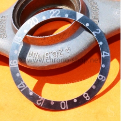 Rolex GMT Master All Black watch Faded Insert aged Grey color S/S 16700, 16710, 16760 Bezel 24H Insert Part
