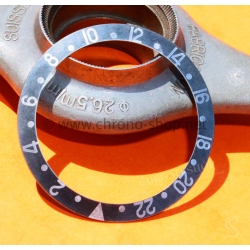 Rolex GMT Master All Black watch Faded Insert aged Grey color S/S 16700, 16710, 16760 Bezel 24H Insert Part
