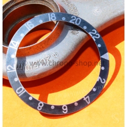 Rolex GMT Master All Black watch Faded Insert aged Grey color S/S 16700, 16710, 16760 Bezel 24H Insert Part