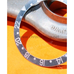 Rolex GMT Master All Black watch Faded Insert aged Grey color S/S 16700, 16710, 16760 Bezel 24H Insert Part