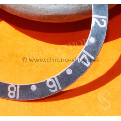 Rolex GMT Master All Black watch Faded Insert aged Grey color S/S 16700, 16710, 16760 Bezel 24H Insert Part