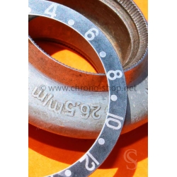 Rolex GMT Master All Black watch Faded Insert aged Grey color S/S 16700, 16710, 16760 Bezel 24H Insert Part