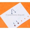 Cartier Vintage Santos Carré Blue hands Genuine New Cartier lot Hand Set Parts 10360 381 GM