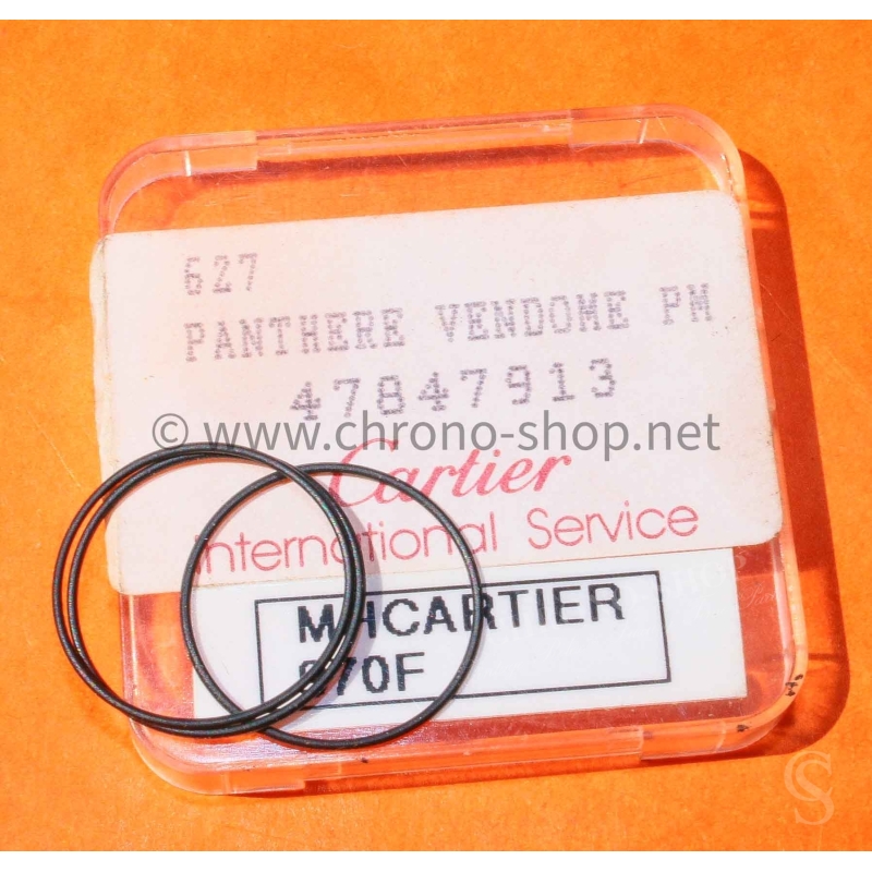 Cartier joints de fonds 47847913 pièces Authentiques lot joints montres Cartier Panthère Vendôme petit modèle