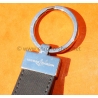 ULYSSE NARDIN RARE GENUINE BLACK LEATHER SWAROVSKI CRYSTAL STONES KEY RING KEYCHAIN PROMOTIONAL