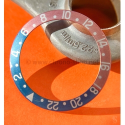 ROLEX FAT FONT 1969 SUPERBE INSERT PEPSI RED BACK PATINE FADED GRADUE 24H MONTRES VINTAGES GMT MASTER 1675,6542