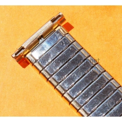 Gay Frères Vintage 70s Bracelet de montres extensible Gay Frères Sprint en plaqué or jaune 22-17mm