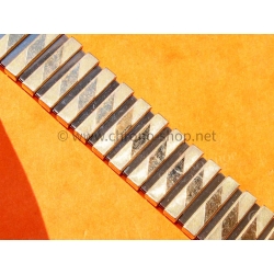 Gay Frères Vintage 70s Bracelet de montres extensible Gay Frères Sprint en plaqué or jaune 22-17mm