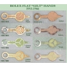 Rolex 1954 Original Legendary Watch handset gilt hands Submariner 6200 KING SUB Gilt Original for sale