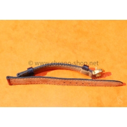 Bracelet cuir montres crocodile bleu marine ZRC 16mm Crococalf