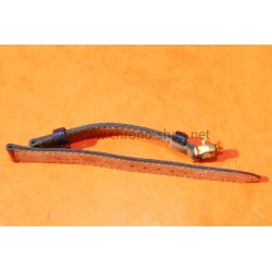 Bracelet cuir montres crocodile bleu marine ZRC 16mm Crococalf