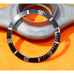 Rolex Sea Dweller 16660, 16600 genuine damaged Black Watch Bezel Insert graduated for restore,repair