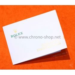 ROLEX TUDOR RARE VINTAGE 80-90s FRENCH BLANK SERVICE PAPER WARRANTY PAPER WATCHES Submariner,Gmt,Daytona,Datejust