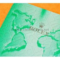 ROLEX RARE COLLECTION CALENDRIER DE POCHE CARTE MAPPEMONDE VERTE MONTRES ROLEX 2007-2008