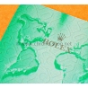 ROLEX RARE COLLECTION CALENDRIER DE POCHE CARTE MAPPEMONDE VERTE MONTRES ROLEX 2007-2008
