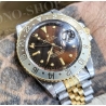 Rolex GMT MASTER BRONZE BROWN NIPPLE DIAL VINTAGE 16758 -16753 tutone cal.3075