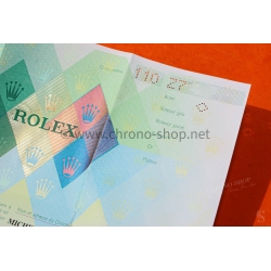 Rolex Submariner Date 16610 Warranty Guarantee Certificate Model 16610 Serial Z circa 2004, 2005
