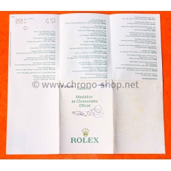 Rolex Submariner Date 16610 Warranty Guarantee Certificate Model 16610 Serial Z circa 2004, 2005
