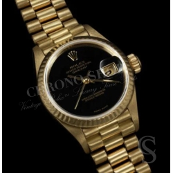 Rolex cadran Onyx 20mm montres Dames Datejust couleur noir Réel Onyx Datejust 69173,69178,79178 Cal2035,2135