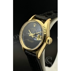 Rolex cadran Onyx 20mm montres Dames Datejust couleur noir Réel Onyx Datejust 69173,69178,79178 Cal2035,2135