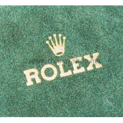 Rolex accessoire plaque velours vert pour écrins décoration signé Rolex
