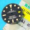 Rolex Authentique Cadran Mark I montres vintages Submariner Date 1680 Mk 1 tritium patine jaune calibre 1570