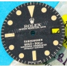 Rolex Authentique Cadran Mark I montres vintages Submariner Date 1680 Mk 1 tritium patine jaune calibre 1570
