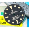 Rolex Authentique Cadran Mark I montres vintages Submariner Date 1680 Mk 1 tritium patine jaune calibre 1570