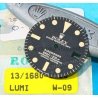 Rolex Authentique Cadran Mark I montres vintages Submariner Date 1680 Mk 1 tritium patine jaune calibre 1570