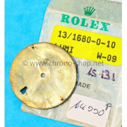 Rolex Authentique Cadran Mark I montres vintages Submariner Date 1680 Mk 1 tritium patine jaune calibre 1570