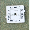 Cartier Santos Carrée 14mm Rare Cadran Blanc Chiffres Romains Montres vintage ref Z0360311