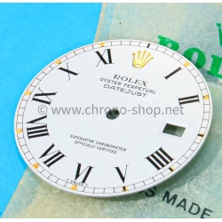 ROLEX DATEJUST CADRAN BUCKLEY CHIFFRES ROMAINS BLANC 16013,16018 cal 3035,3135 VINTAGE MONTRES ROLEX DATEJUST