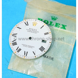 ROLEX DATEJUST CADRAN BUCKLEY CHIFFRES ROMAINS BLANC 16013,16018 cal 3035,3135 VINTAGE MONTRES ROLEX DATEJUST