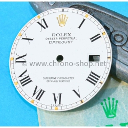 ROLEX DATEJUST CADRAN BUCKLEY CHIFFRES ROMAINS BLANC 16013,16018 cal 3035,3135 VINTAGE MONTRES ROLEX DATEJUST
