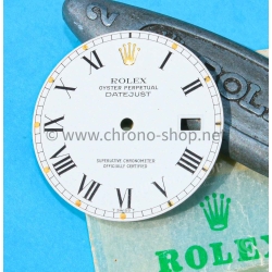 Rolex Datejust BUCKLEY White Dial Black Roman Numerals Datejust 16013,16018 Cal 3035,3135 Mens 36mm Vintage Collectible