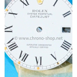 ROLEX DATEJUST CADRAN BUCKLEY CHIFFRES ROMAINS BLANC 16013,16018 cal 3035,3135 VINTAGE MONTRES ROLEX DATEJUST