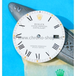 ROLEX DATEJUST CADRAN BUCKLEY CHIFFRES ROMAINS BLANC 16013,16018 cal 3035,3135 VINTAGE MONTRES ROLEX DATEJUST