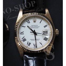 ROLEX DATEJUST CADRAN BUCKLEY CHIFFRES ROMAINS BLANC 16013,16018 cal 3035,3135 VINTAGE MONTRES ROLEX DATEJUST
