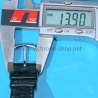 Bracelet Montres Mixte 18mm PECARI VERITABLE SWISS MADE en cuir veritable pécari couleur noir avec boucle ardillon
