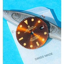 Rolex GMT MASTER DIAL WATCH VINTAGE 16758, 16753 tutone Cognac patina watch dial tritium yellow cal 3075, 3175