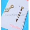 Rolex Watch part YG Luminova Hands Hours minuts yellow gold,Tutone Submariner Date 16808,16803 Calibre 3035 Ref 410-16808-80