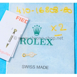 Rolex Watch part YG Luminova Hands Hours minuts yellow gold,Tutone Submariner Date 16808,16803 Calibre 3035 Ref 410-16808-80
