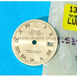Rolex Datejust 26mm watch dial part Lady Gold Champagne 6917,69173,69178 Gold Romans numerals Cal 2035,2135