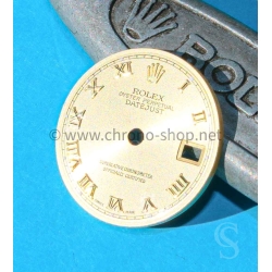 Rolex Datejust 26mm watch dial part Lady Gold Champagne 6917,69173,69178 Gold Romans numerals Cal 2035,2135