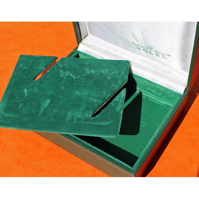 Rare Anniversary 1926-1976 VINTAGE GREEN LEATHER ROLEX BOX