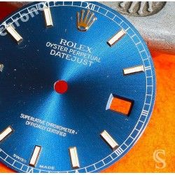 Rolex Rare Mens Dark Blue Datejust 116200,116234 Watch DIAL PART CAL 3035, 3135