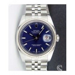 Rolex Rare Mens Dark Blue Datejust 116200,116234 Watch DIAL PART CAL 3035, 3135